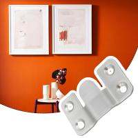 1pc/5pc/10pc Stainless Steel Gable Buckle Strong FLUSH Hidden MOUNTS BRACKET Headboard Interlocking Fixing Hanging Wall A7V4