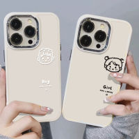 เคสโทรศัพท์มือถือ ซิลิโคนนุ่ม TPU ใส กันกระแทก แต่งกระดุมโลหะ สําหรับ IPhone 14 13 11 12 Pro Max 8 7 Plus XS XR X