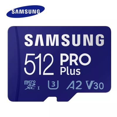 Samsung Memory Card PRO Plus MicroSD TF 128GB 256GB 512gb 160MBs C10 U3 V30 Micro SD SDXC 4K Video Phone