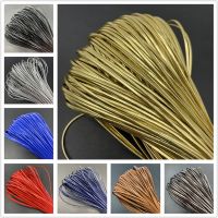 5yards/Lot 3mm Colorful PU Leather Cord Rope Flat Rope For Jewelry Making Fit Shamballa Bracelet Necklace