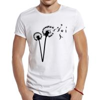 2023 Mens New Dandelion People Flight Design Short Sleeve T Shirt Cool Printed Tops Hipster Tee| |   - AliExpress