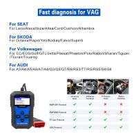 KONNWEI KW350 For VAG Code Reader OBD OBD2 Car Diagnostic For VW/AUDI Automotive ABS Airbag DPF Reset Adapter Scanner Auto Tools