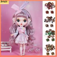 BRAIN 10pcs/5pairs ความปลอดภัย พลาสติกครับ พร้อมเครื่องซักผ้า หุ่นคริสตัลตา ตุ๊กตาเครื่องมือ DIY งานฝีมือดวงตา อุปกรณ์สัตว์หมี