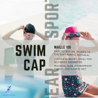 NABAIJI หมวกว่ายน้ำ หมวกว่ายน้ำผ้าตาข่าย ขนาด S และ L ( MAILLE 100 Swim Cap ) ว่ายน้ำ ชุดว่ายน้ำ Swim เสื้อชูชีพ