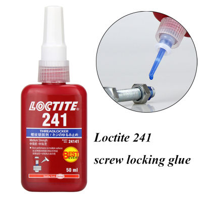 Anaerobic Thread Glue Loctite 241 Medium Strength Screw Locking Adhesive 50ml Metal Screw Lock Fastening Glue