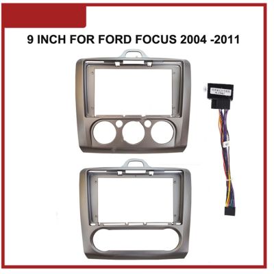 กรอบวิทยุรถยนต์ สําหรับ Ford Focus 2004-2014 Android Panel Dash Kit Trim Bezel Fascias