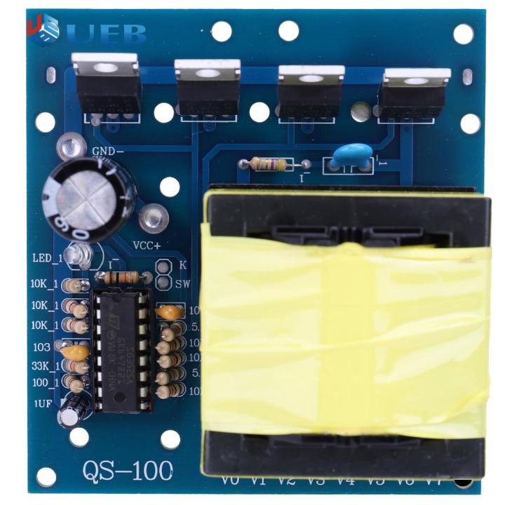 แผงวงจรอินเวอร์เตอร์500วัตต์หม้อแปลงไฟฟ้ากระแสตรง12v-เป็น-ac-220v-เป็นคลื่นสี่เหลี่ยมแผงพลังงานโมดูลตัวแปลงรถยนต์0-35a