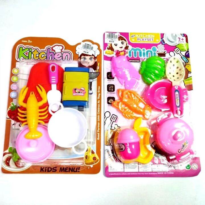 Kes My Mini Kitchen, Cultery And Food Playset For Kids Cod 