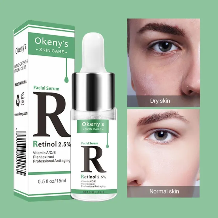 Okeny'S Retinol Serum 2.5% Retinol Vitamin A/C/E Anti-Wrinkle Essence ...