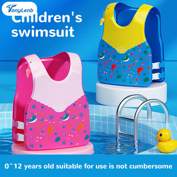 Tonylen Kids Swim Vest Life Jacket Ultralight Swim Aid Floats Floating 