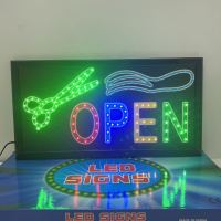 ป้ายไฟ LED OPEN ป้ายไฟร้าน ไฟประดับตกแต่ง ตกแต่งหน้าร้าน