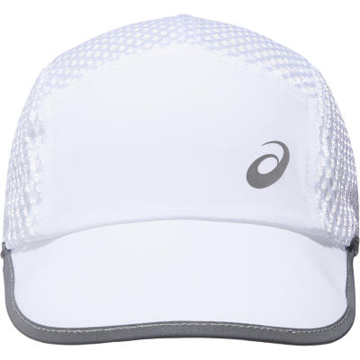 ASICS :  MESH CAP UNISEX RUNNING อุปกรณ์กีฬา ชายหญิง อุปกรณ์กีฬา หมวก ของแท้  BRILLIANT WHITE