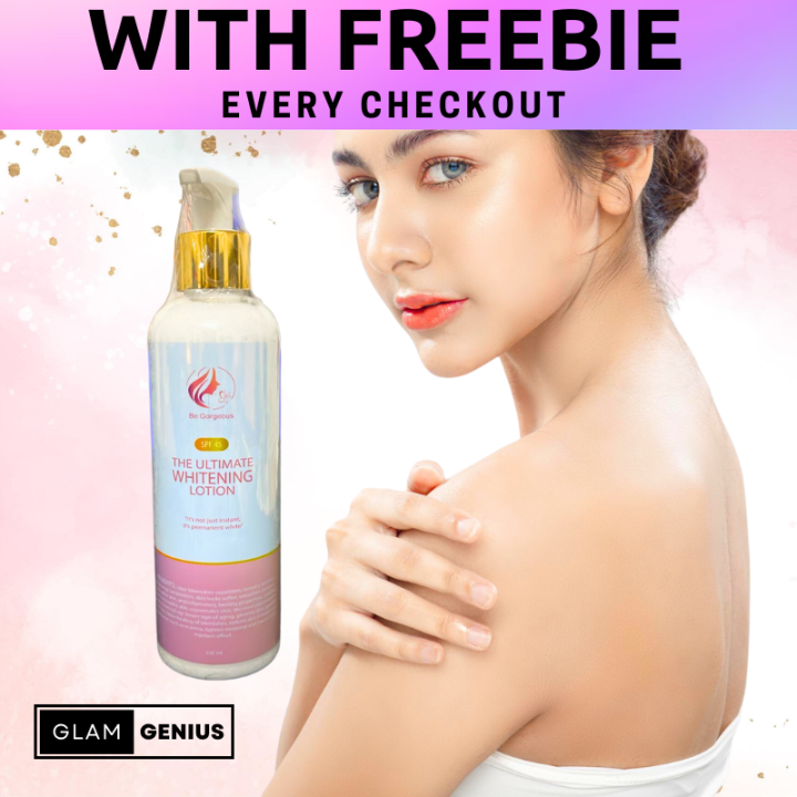 BE ULTIMATE WHITENING LOTION SPF45 BRIGHTENING GLOWING