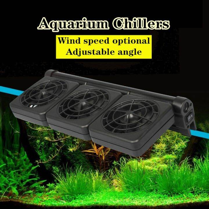 1234 Fans Aquarium Chillers Fish Tank Cooling Fan System Control Reduce