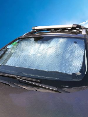 Car sun visor Double sided silver aluminum foil bubble car sun visor Adhesives Tape