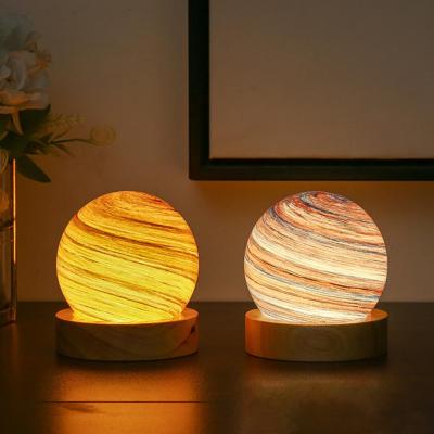 Unique Ambient Light Planet Design Create Atmosphere Round Unique Glowing Planetary LED Night Light Night Lights