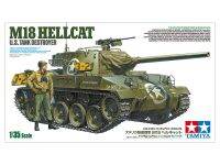 Tamiya 35376ชุดรถถังขนาดเล็กจากสหรัฐอเมริกา M18 Hellcat 1/35ชุดประกอบโมเดล