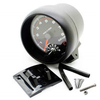 3.75 Universal รถ Tachometer Tacho Gauge Meter ไฟ LED Shift 0-8000 RPM