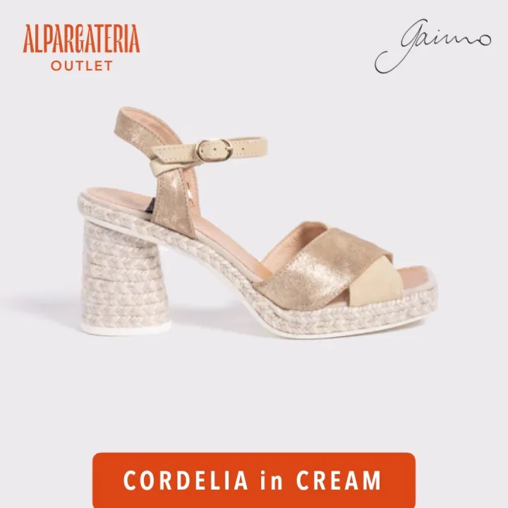 Alpargateria PH Outlet Gaimo Spanish Espadrilles Cordelia Heeled Sandals |  Lazada PH