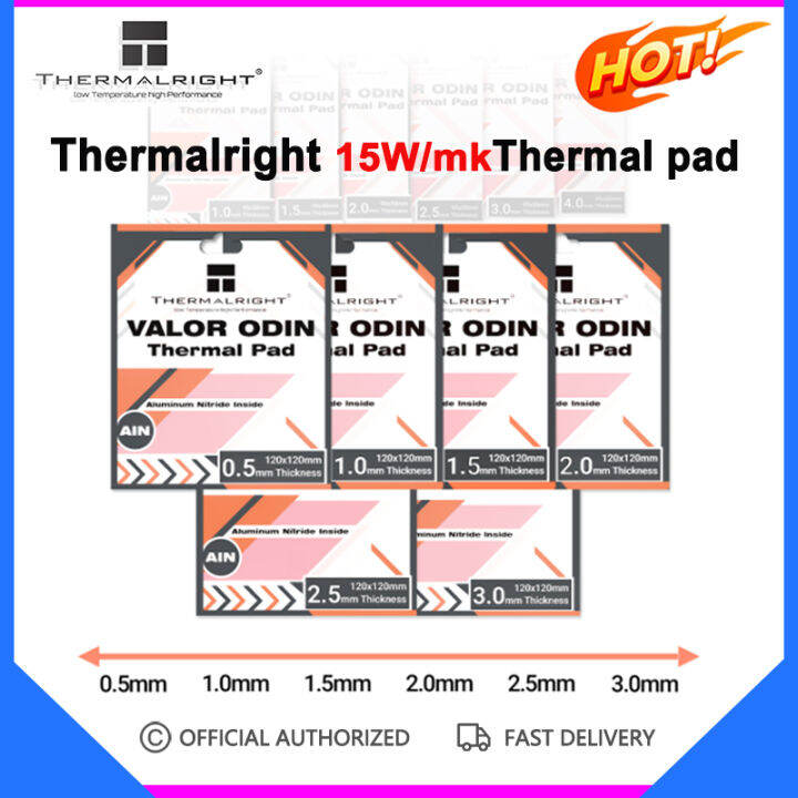 Thermalright Thermal pad VALOR ODIN 15w/mk RAM CPU radiator general ...