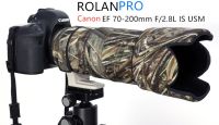 ROLANPRO เสื้อโค้ทกล้อง SLR Canon ซองสำหรับแคนน่อนฝนสำหรับกล้อง,F2.8 70-200มม. L IS USM Camouflage เคสโทรศัพท์กันกระแทก