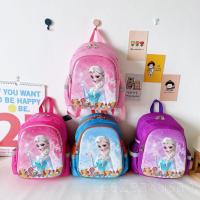 Cute Frozen Elsa Anna Backpack Print School Backpack Pattern Primary School Bags for Girls Boys Kids Book Satchel Disney