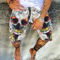 Magic Colorful Skull 3D All over Printed Beach Shorts Design Basketball Short Gym Casual Men Unisex Home Cargo Shorts