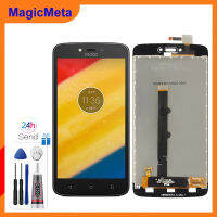 MagicMeta หน้าจอ LCD TFT ของแท้สำหรับ Motorola Moto C XT1754 /C Plus XT1721จอแสดงผล LCD แบบสัมผัสหน้าจอประกอบเครื่องอ่านพิกัดสำหรับ Moto C XT1754 /Moto C Plus การแสดงผลบนหน้าจอ XT1721