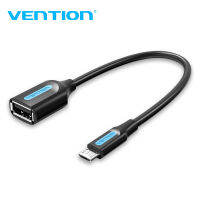 Vention Micro USB To สายเคเบิล OTG ไมโคร USB ตัวผู้ USB To ทีเสียบยูเอสบี USB ตัวเชื่อมต่อ OTG สายอะแดปเตอร์สำหรับ LG Samsung Vivo OPPO HuaWei XiaoMi แอนดรอยด์โทรศัพท์ Micro USB 2.0สายเคเบิ้ลข้อมูลโอทีจีอะแดปเตอร์