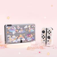 【lz】▩  Nintendo switch oled funda cute cat cover caso dockable capa protetora dura para nintendo switch controller joy-con