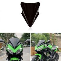 Motorcycle Racing Windshield Windscreen Wind Deflector Double Bubble Accessories For Kawasaki Ninja 650 ER6F 2017 2018 2019