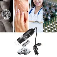 1000X Digital Microscope USB Endoscope 8LED Camera Microscopio Magnifier w stand