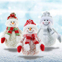 คริสต์มาส Snowman ตกแต่ง Plush Foam Santa Figurine เครื่องประดับ Xmas วันหยุดของขวัญงานรื่นเริงอุปกรณ์ตกแต่ง2023 New Year