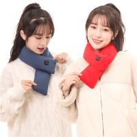 {Warm scarf}ฤดูหนาวผ้าพันคออุ่นไฟฟ้า USB ชาร์จคอผ้าพันคออุ่น3ระดับปรับอุณหภูมิ5S ผ้าพันคอความร้อนอย่างรวดเร็วสำหรับกลางแจ้ง