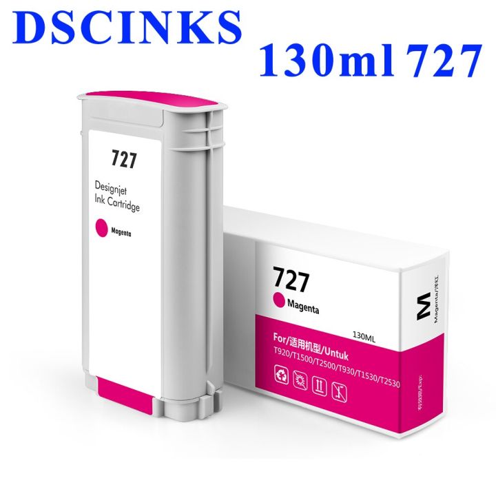 ตลับตลับหมึกรีไซเคิลขนาด300มล-สำหรับ-hp-727ตลับหมึกพิมพ์727ตลับหมึกสีย้อมสำหรับ-t1500-t920เอชพี-designjet-t930-t2500