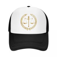 Punk Law Golden Scales Of Justice Baseball Cap for Men Women Adjustable Lawyer Legal Party Gift Trucker Hat Sports