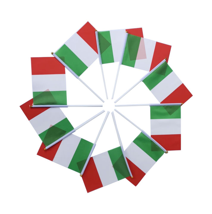 ธงอิตาลี-ชุดธงโบกอิตาลี-ชุดธงถืออิตาลีขนาดเล็ก-พร้อมส่ง