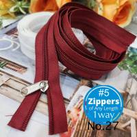 #5 Zip ซิป (มีให้เลือกหลายสี) ซิปตัด ซิปไนล่อน ซิปพลาสติก ซิปหลา ฟันเบอร์ 5 (สินค้าพร้อมส่งจากไทย) Zip ซิป ซิปตัด ซิปไนล่อน ซิปพลาสติก ซิปหลา ฟันใหญ่ เบอร์ 5 ซิปหัวเดียว รูดลื่น  ซิปสำหรับทำงานที่ใช้ความยาวซิปมากเป็นพิเศษ  วิธีใช้งาน : ใช้การเย็บหัว เย็บท