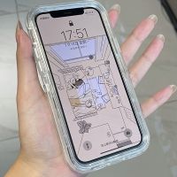 เคสโทรศัพท์มือถือแบบนิ่ม ใส หนา กันกระแทก สําหรับ iPhone 13 13Pro 14Promax 12 12Pro 12Promax 11Pro 11Promax XSMAX XR XS X 7