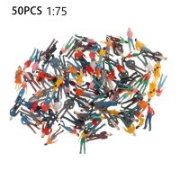 โมเดลคน1:75 50ชิ้น/แพ็คเกจ50 Pcs ตัวเลข Multicolor Scale Painted