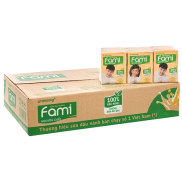 Thùng 36 hộp sữa đậu nành nguyên chất Fami 200ml