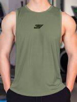 In the summer of 2023 the new fitness sleeveless vest male quick-drying summer popular logo t-shirts exceed the original on the basketball trainers