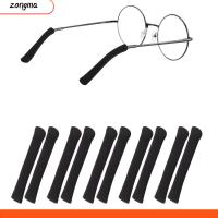 ZONGMA 2 Pairs กันลื่น ปลอกปลายแว่น ชุดกันลื่นสำหรับแว่นตา ทำจากขนสัตว์ ตัวยึดแว่นตาถัก อุปกรณ์เสริมแว่นตา ปลายหูจับ เบาะรองแว่น แว่นกันแดดสำหรับผู้หญิง