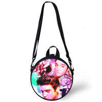 Elvis Presley Child kindergarten Bag 3D Print Crossbody Shoulder Bags For School Women Mini Round Bagpacks Rugtas Bag