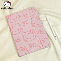 Sanrio Hello Kitty Kuromi IPad 10 เคสป้องกัน 9th Generation Pro 2022 11 12.9 Mini5 6 ฝาครอบป้องกันการวางอากาศ 3 4 Ipad 2021 Case-Caiweiz