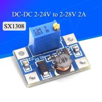 ตัวแปลงก้าวขึ้นโมดูลไฟฟ้าปรับได้สเต็ปอัพ SX1308 DC-DC 2A Stlxy 2-24V ไปเป็น2-28V สำหรับของตกแต่งงานปาร์ตี้