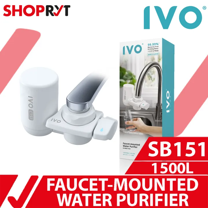 IVO SB151 Faucetmounted Water Purifier (1500L) Lazada PH