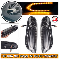 Led แบบไดนามิกด้านข้างไฟเลี้ยวไฟสัญญาณ Repeater Light Sequential ไฟกระพริบสำหรับ BMW Mini Cooper F55 F56 F57 2014-2017