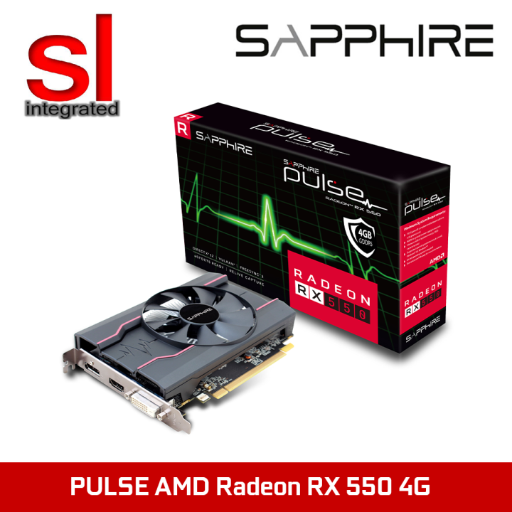 Sapphire PULSE Radeon RX 550 4GB GDDR5 | Lazada