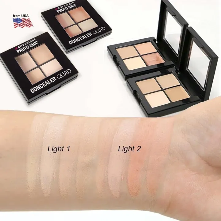 CITY COLOR Photo Chic Concealer Quad Lazada.co.th